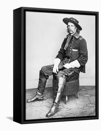 General George A. Custer-Mathew Brady-Framed Premier Image Canvas