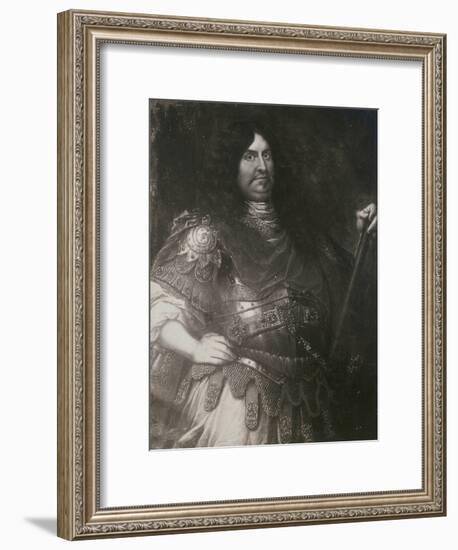 General George Fleetwood in Armour, Late 17th Century-null-Framed Giclee Print