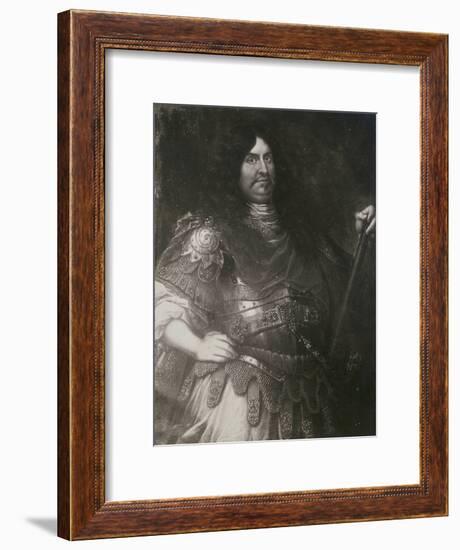 General George Fleetwood in Armour, Late 17th Century-null-Framed Giclee Print