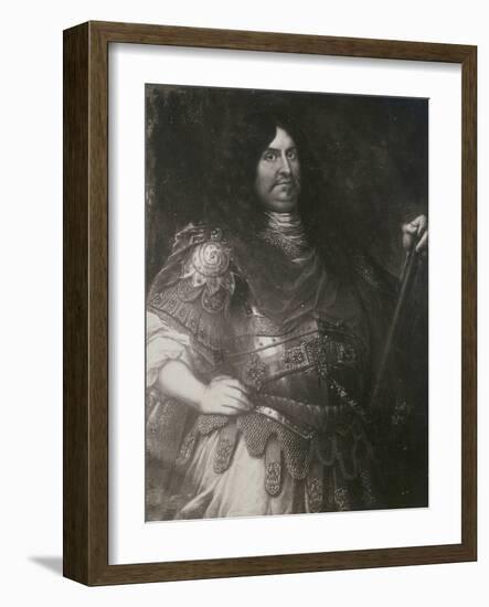 General George Fleetwood in Armour, Late 17th Century-null-Framed Giclee Print