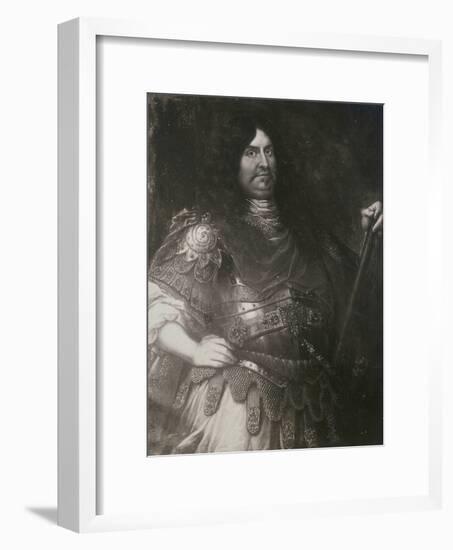 General George Fleetwood in Armour, Late 17th Century-null-Framed Giclee Print