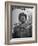 General George S. Patton in Normandy, France-Ralph Morse-Framed Photographic Print