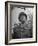 General George S. Patton in Normandy, France-Ralph Morse-Framed Photographic Print