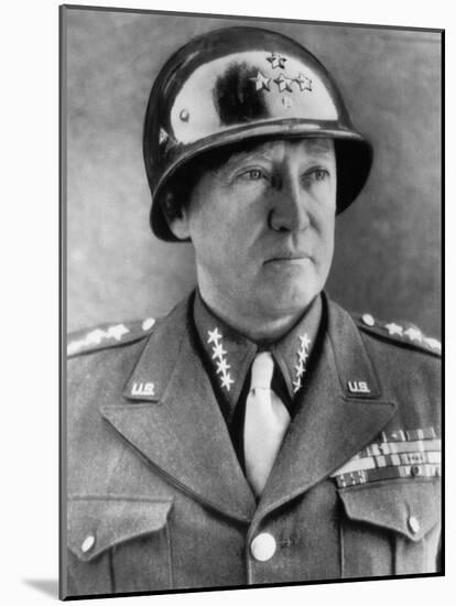 General George S. Patton Jr., U.S. Army General, 1940s-null-Mounted Photo