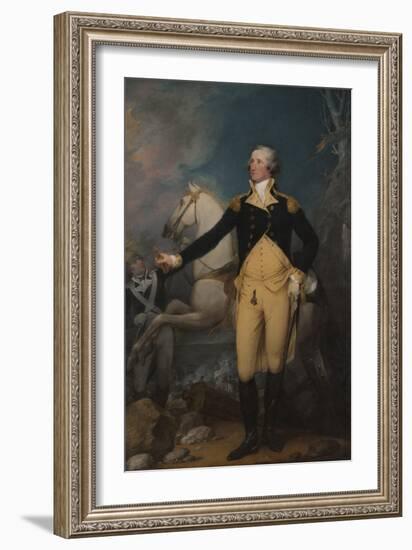 General George Washington at Trenton, 1792-John Trumbull-Framed Giclee Print