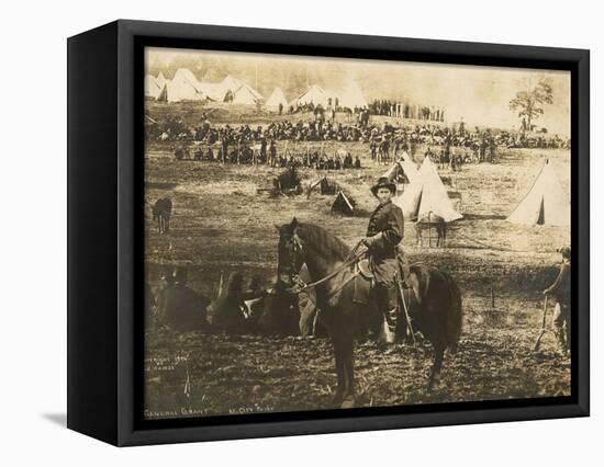 General Grant montage at City Point-American Photographer-Framed Premier Image Canvas