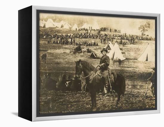 General Grant montage at City Point-American Photographer-Framed Premier Image Canvas