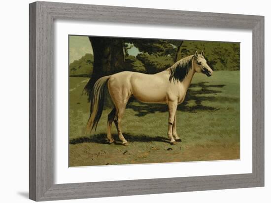 General Grant's Charger-Samuel Sidney-Framed Art Print