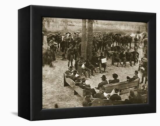 General Grant's Council of War, 1864-Mathew Brady-Framed Premier Image Canvas