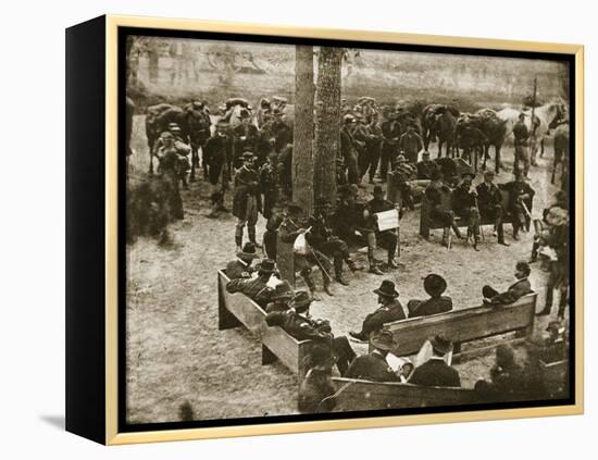 General Grant's Council of War, 1864-Mathew Brady-Framed Premier Image Canvas