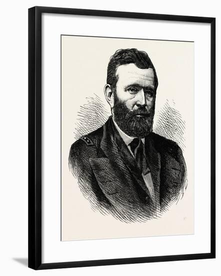 General Grant. Ulysses S. Grant Was the 18th President of the United States Following His Highly Su-null-Framed Giclee Print