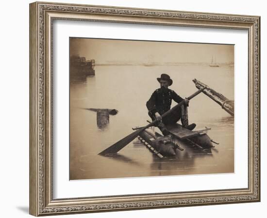 General H. Haupt, c.1862-Andrew J^ Johnson-Framed Photo