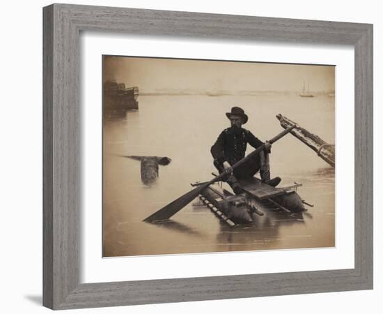 General H. Haupt, c.1862-Andrew J^ Johnson-Framed Photo