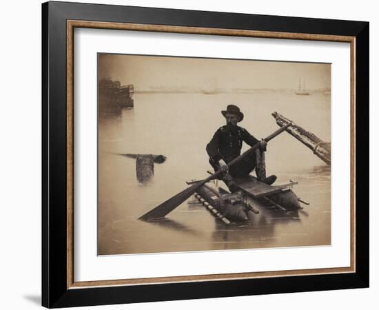 General H. Haupt, c.1862-Andrew J^ Johnson-Framed Photo