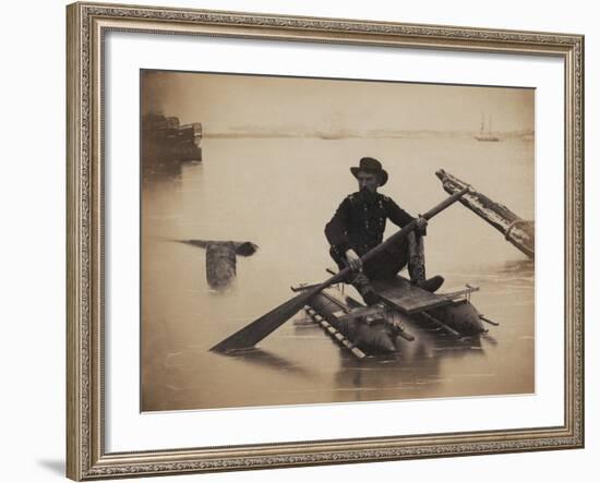 General H. Haupt, c.1862-Andrew J^ Johnson-Framed Photo