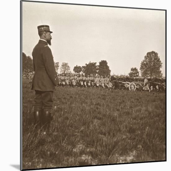General Henri Gouraud, Champagne, northern France, c1914-c1918-Unknown-Mounted Photographic Print