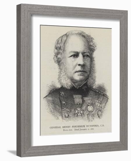 General Henry Frederick Dunsford-null-Framed Giclee Print