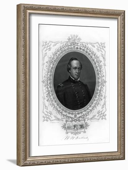 General Henry Wager Halleck, Senior Union Army Commander, 1862-1867-G Stodart-Framed Giclee Print