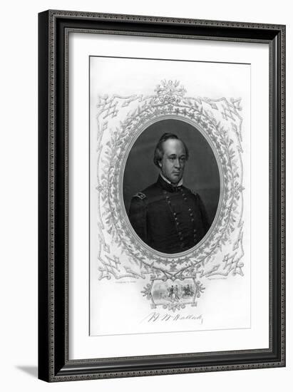 General Henry Wager Halleck, Senior Union Army Commander, 1862-1867-G Stodart-Framed Giclee Print