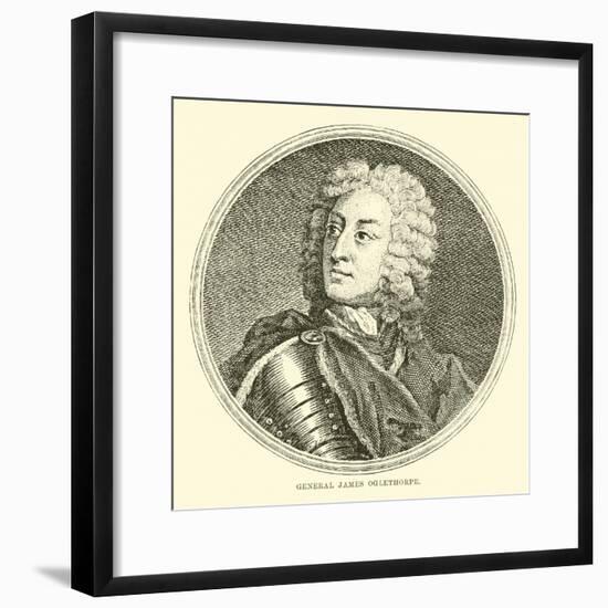 General James Oglethorpe-null-Framed Giclee Print