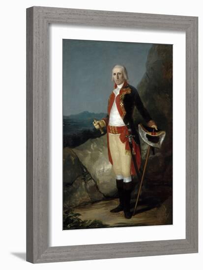 General José De Urrutia, Ca. 1798-Francisco de Goya-Framed Giclee Print