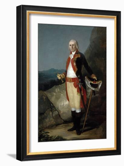 General José De Urrutia, Ca. 1798-Francisco de Goya-Framed Giclee Print