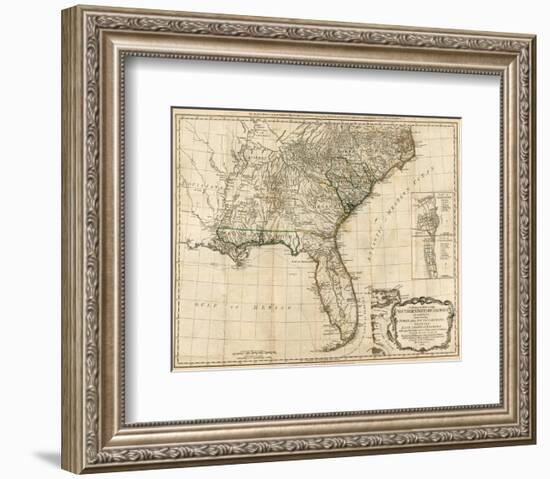 General Map of the Southern British Colonies, in America, c.1776-Robert Sayer-Framed Art Print