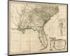 General Map of the Southern British Colonies, in America, c.1776-Robert Sayer-Mounted Art Print