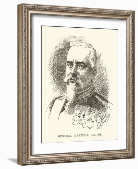 General Martinez Campos-null-Framed Giclee Print