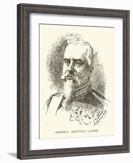 General Martinez Campos-null-Framed Giclee Print