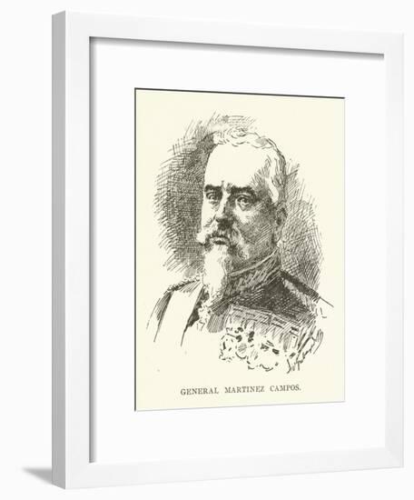 General Martinez Campos-null-Framed Giclee Print