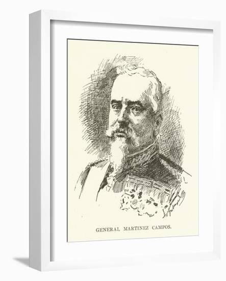 General Martinez Campos-null-Framed Giclee Print