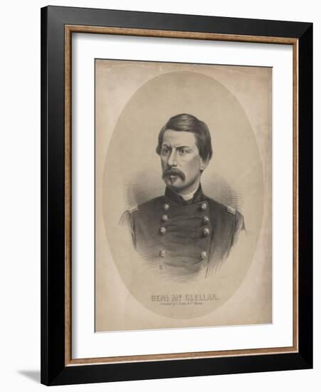 General Mcclellan, 1862-Louis Prang-Framed Giclee Print