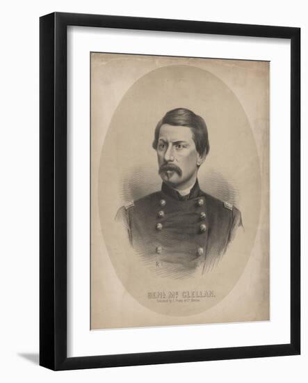 General Mcclellan, 1862-Louis Prang-Framed Giclee Print