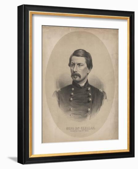 General Mcclellan, 1862-Louis Prang-Framed Giclee Print