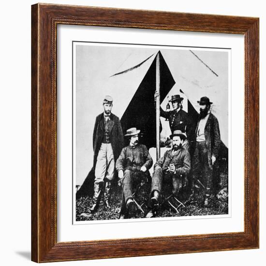 General Mcclellan's Headquarters, Antietam, Maryland, American Civil War, 1861-1862-MATHEW B BRADY-Framed Giclee Print