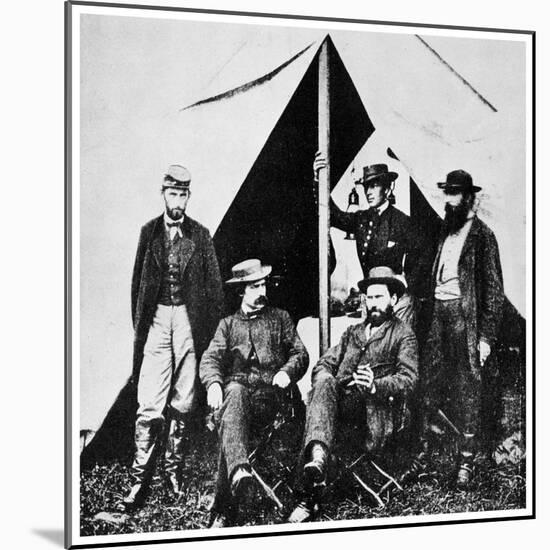 General Mcclellan's Headquarters, Antietam, Maryland, American Civil War, 1861-1862-MATHEW B BRADY-Mounted Giclee Print