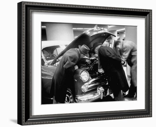 General Motors New Car Show-Ralph Morse-Framed Photographic Print