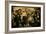 General Pancho Villa (1878-1923) and Emiliano Zapata with Comrades in the National Palace, Mexico?-null-Framed Photographic Print