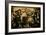 General Pancho Villa (1878-1923) and Emiliano Zapata with Comrades in the National Palace, Mexico?-null-Framed Photographic Print