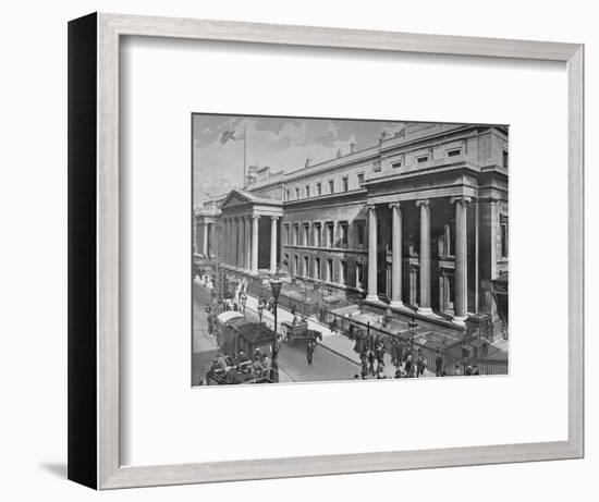 General Post Office, City of London, c1910 (1911)-Unknown-Framed Photographic Print