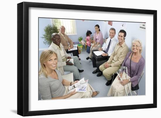 General Practice Waiting Room-Adam Gault-Framed Photographic Print