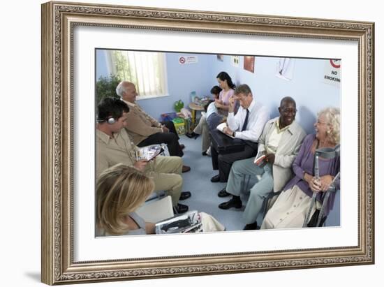 General Practice Waiting Room-Adam Gault-Framed Photographic Print