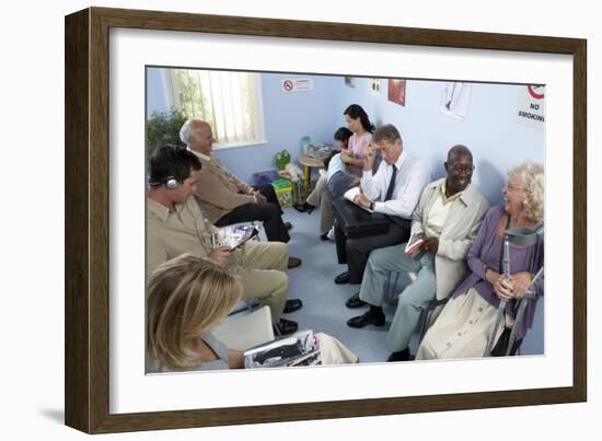 General Practice Waiting Room-Adam Gault-Framed Photographic Print