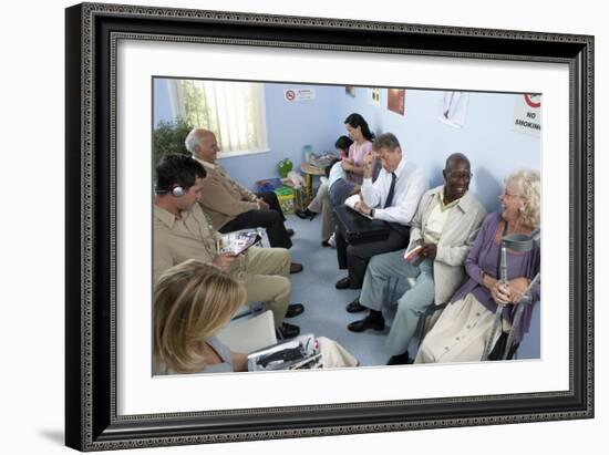 General Practice Waiting Room-Adam Gault-Framed Photographic Print