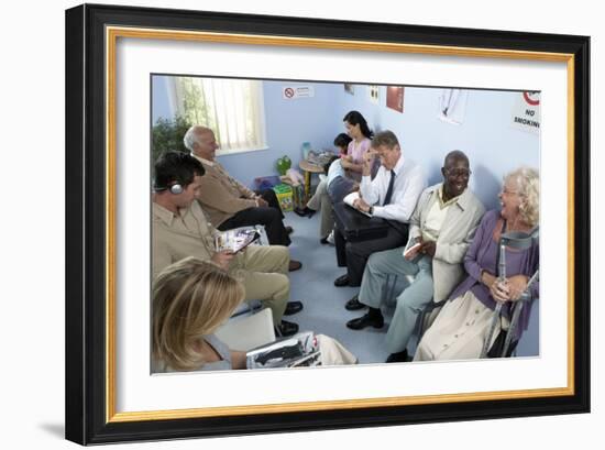 General Practice Waiting Room-Adam Gault-Framed Photographic Print