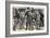 General Robert E. Lee's Farewell to His Soldiers after the Surrender at Appomattox, c.1865-null-Framed Giclee Print