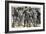 General Robert E. Lee's Farewell to His Soldiers after the Surrender at Appomattox, c.1865-null-Framed Giclee Print