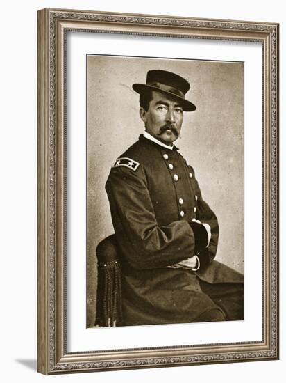 General Sheridan, 1861-65-Mathew Brady-Framed Giclee Print