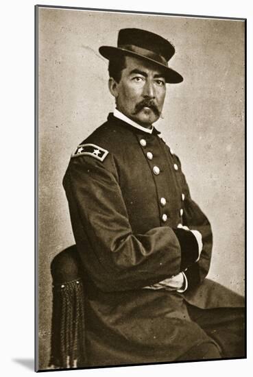 General Sheridan, 1861-65-Mathew Brady-Mounted Giclee Print